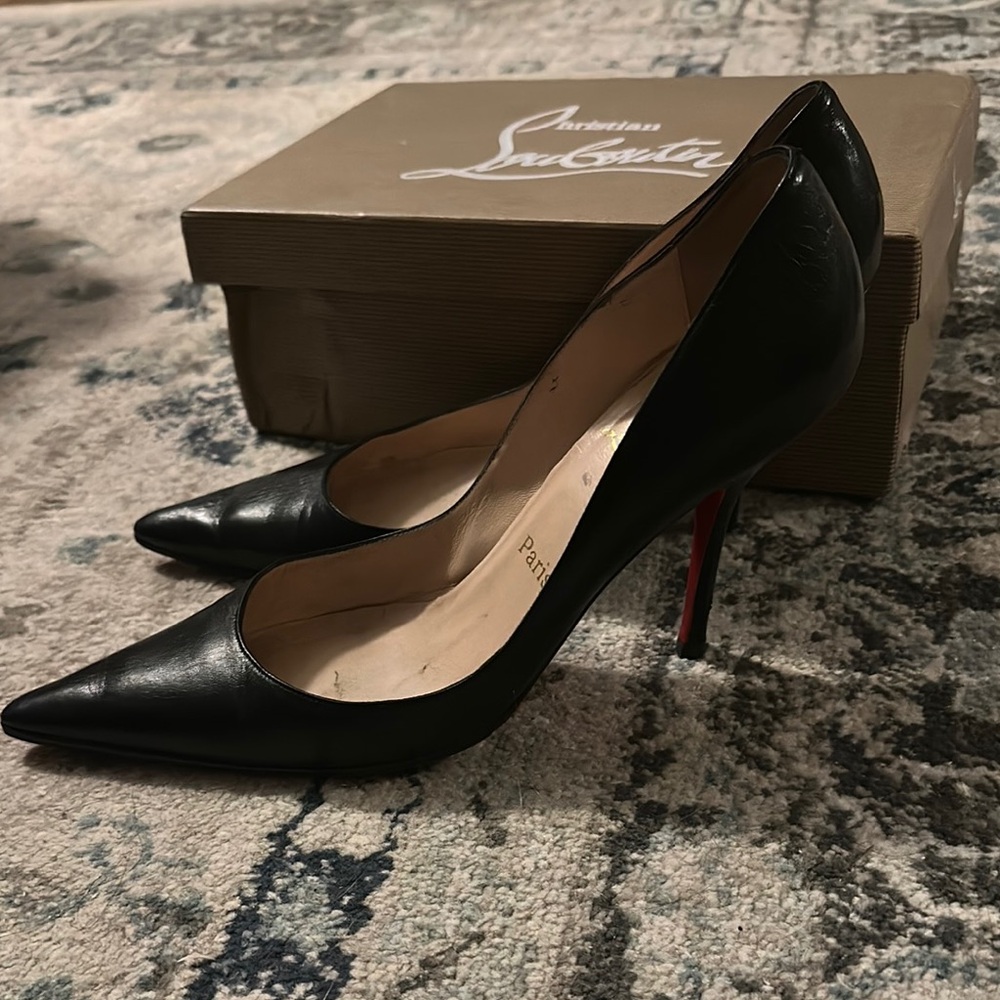 Christian Louboutin Black Stiletto Heels